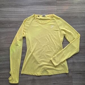 Gymshark Yellow Long Sleeve Women's Tee